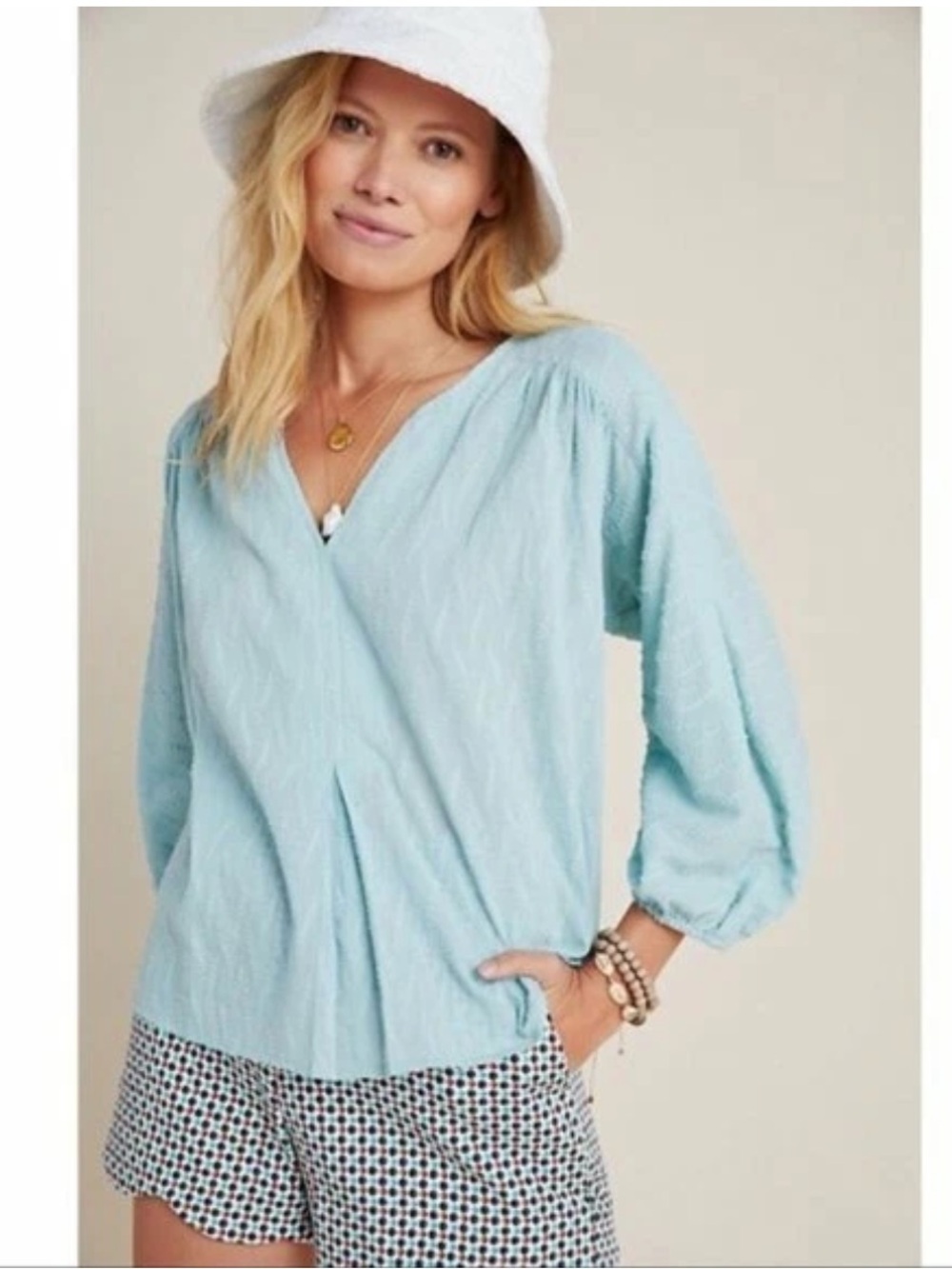 Anthropologie  DOLAN LEFT COAST Alvia Peasant Top SIZE M
